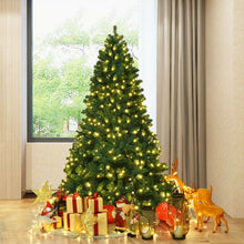 Load image into Gallery viewer, 2024 Artificial Christmas Tree with Built-in LED Lights and Metal Stand - Perfect for Christmas Party Decorations

