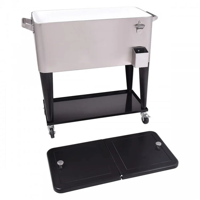 Outdoor Patio Chilled Cooler Cart