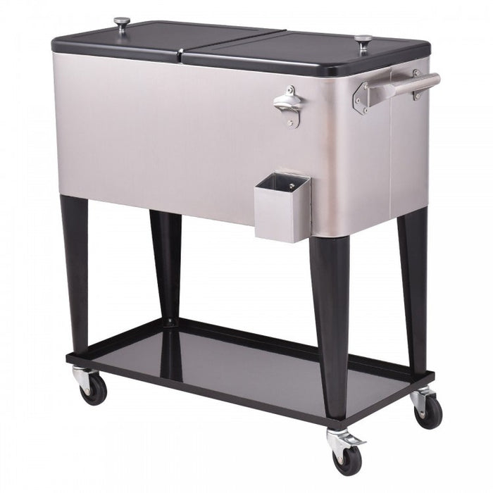 Outdoor Patio Chilled Cooler Cart