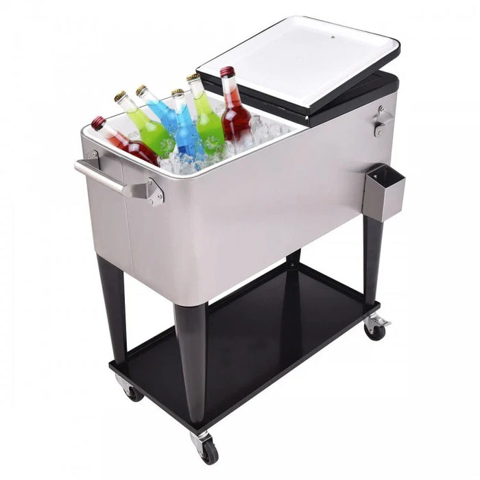 Outdoor Patio Chilled Cooler Cart