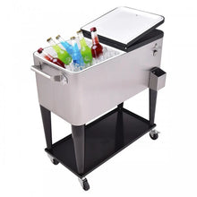 Charger l&#39;image dans la galerie, Outdoor Patio Chilled Cooler Cart
