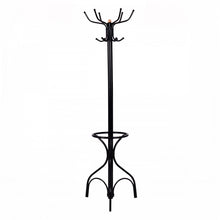 Load image into Gallery viewer, Black Vintage Metal Coat Rack - Freestanding Design, Ideal for Bedroom and Closet
