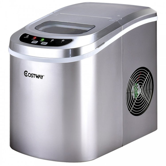 Mini Portable Ice Maker with 2.2L Water Tank and Included Scoop