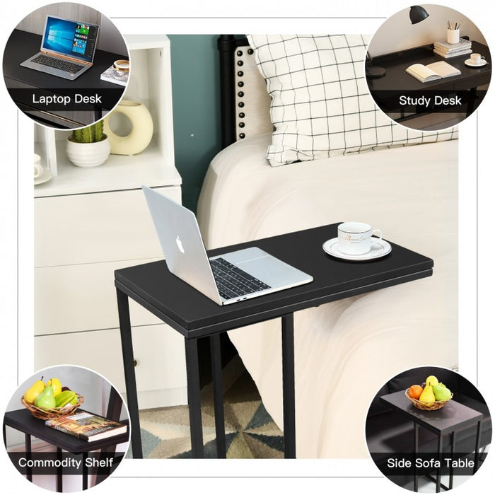 Affordable Black Coffee Steel Frame Side Table for Living Room Sofa