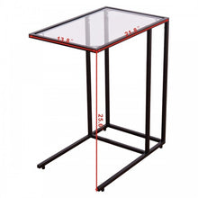 Load image into Gallery viewer, Glass Top Coffee Sofa Side Table - Living Room Furniture

