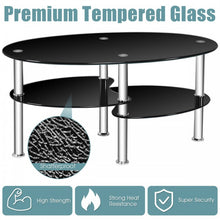 Load image into Gallery viewer, Modern Oval Coffee Table - Side Table Suitable for Living Room and Conference Room
