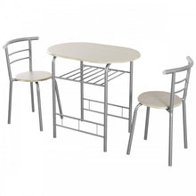 Charger l&#39;image dans la galerie, Dining Room Tables for Small Spaces - 3-Piece Set with 2 Chairs - Suitable for Kitchen and Restaurant
