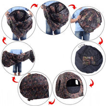 Load image into Gallery viewer, Outdoor Hiking Camping Portable Pop-Up Camouflage Tent - Accommodates Up to 3 People
