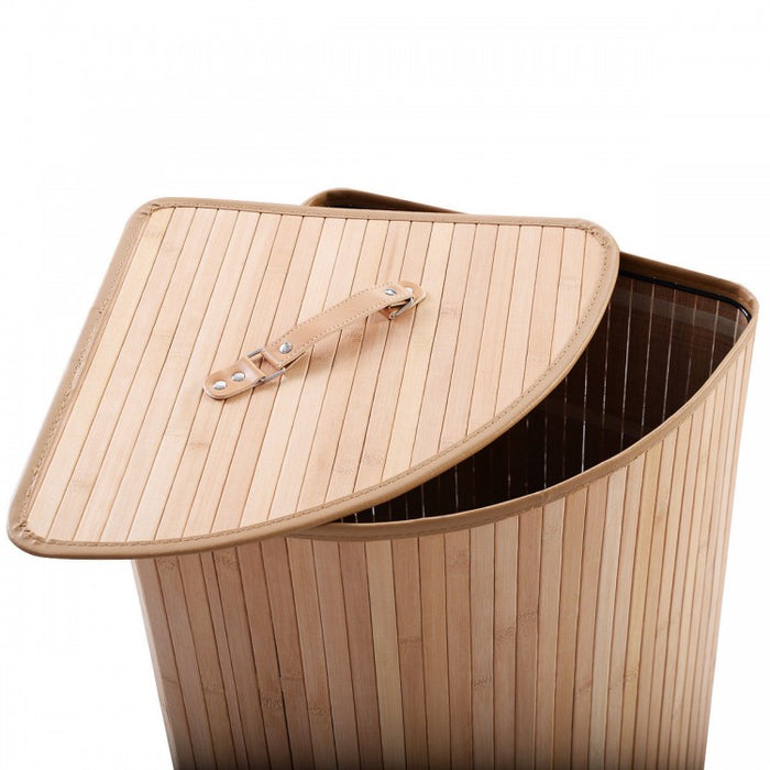 Bamboo Laundry Basket for Bathroom