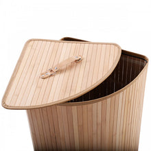 Charger l&#39;image dans la galerie, Bamboo Laundry Basket for Bathroom

