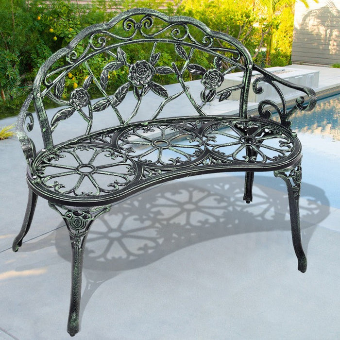 Outdoor Patio Aluminum Garden Furniture Bench