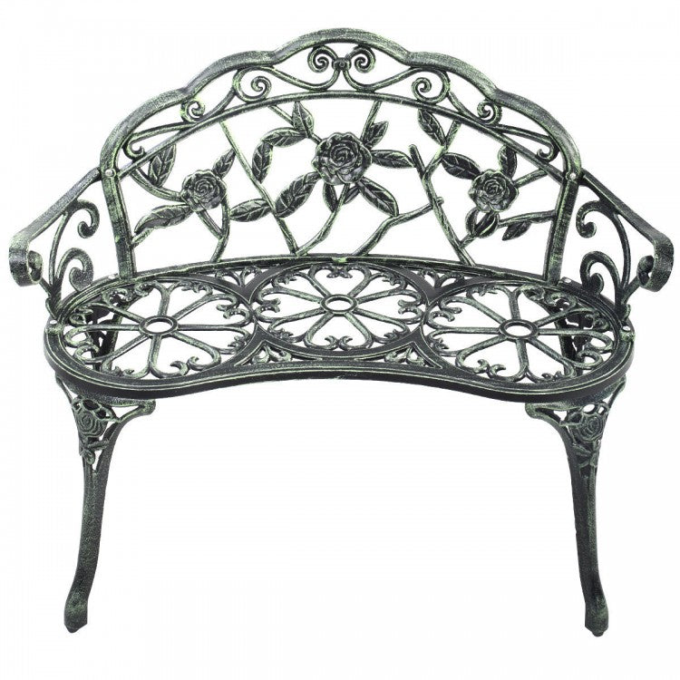 Outdoor Patio Aluminum Garden Furniture Bench
