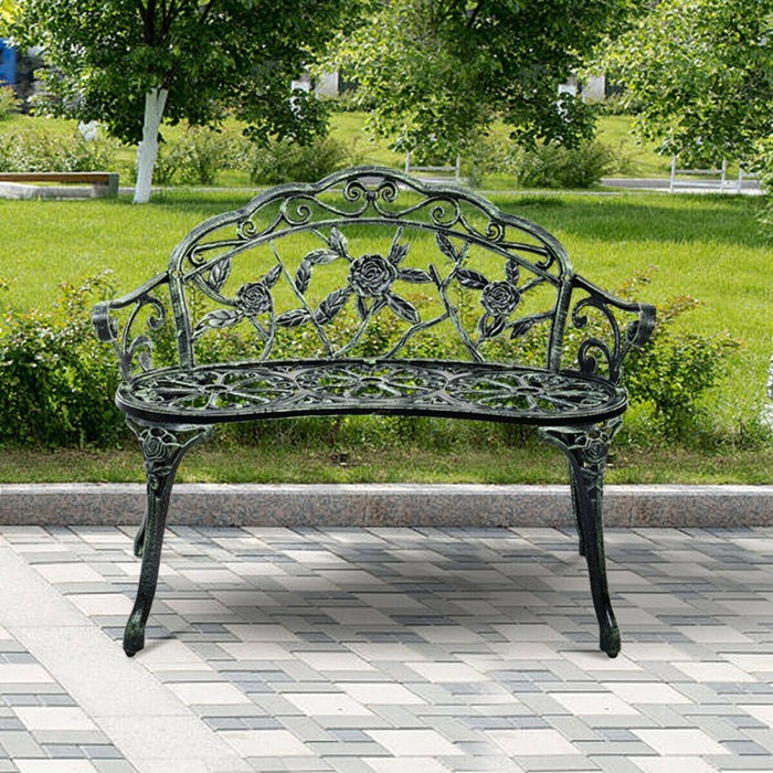 Outdoor Patio Aluminum Garden Furniture Bench