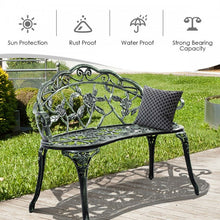 Load image into Gallery viewer, Outdoor Patio Aluminum Garden Furniture Bench
