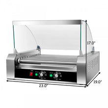 Load image into Gallery viewer, Portable Stainless Steel Roller Hot Dog Grill
