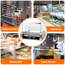 Load image into Gallery viewer, Portable Stainless Steel Roller Hot Dog Grill
