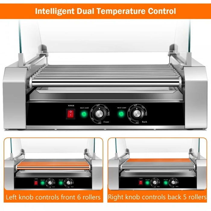 Portable Stainless Steel Roller Hot Dog Grill
