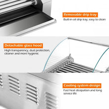 Load image into Gallery viewer, Portable Stainless Steel Roller Hot Dog Grill

