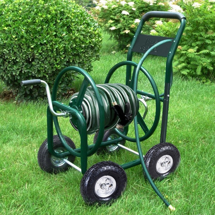 300-Foot Outdoor Garden Yard Hose Reel Cart