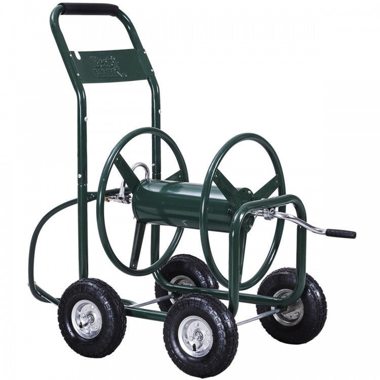 300-Foot Outdoor Garden Yard Hose Reel Cart