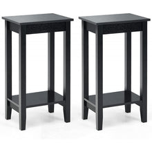 Load image into Gallery viewer, Costway Modern Side Table Night Stand with Storage Shelf - Suitable for Bedroom
