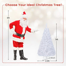 Load image into Gallery viewer, White Christmas Tree with Built-in Metal Stand - Suitable for Christmas Activities and Decorations
