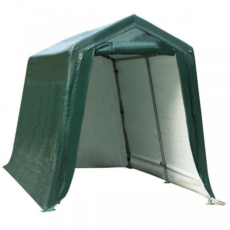 2024Outdoor Carport/Canopy Tent, Firewood Shed, Water-Resistant, Anti-Rust, Shading