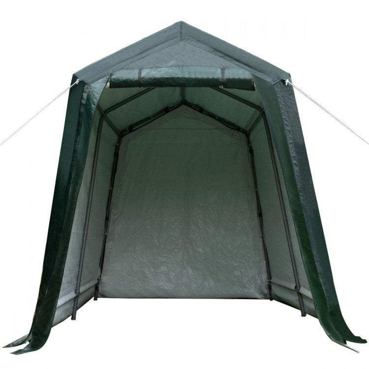 2024Outdoor Carport/Canopy Tent Firewood Shed  Water-Resistant Anti-Rust  Shading