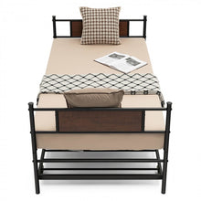 Load image into Gallery viewer, Black Pullout Caster Guest Bed with Sofa Function
