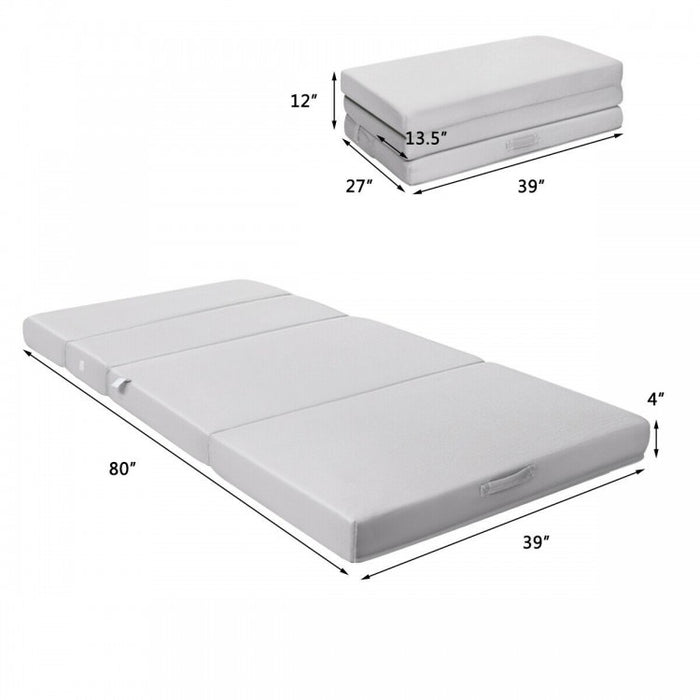 Multifunctional Folding Mattress Lounge Chair for Dorm & Home