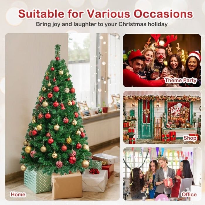 2024 Christmas Decorations - Christmas Tree with Metal Stand - Suitable for Indoor and Outdoor Use