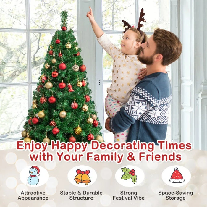 2024 Christmas Decorations - Christmas Tree with Metal Stand - Suitable for Indoor and Outdoor Use