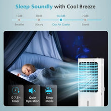 Load image into Gallery viewer, 4-in-1 LED Evaporative Cooler and Fan with 12L Water Tank
