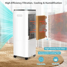 Load image into Gallery viewer, 4-in-1 LED Evaporative Cooler and Fan with 12L Water Tank
