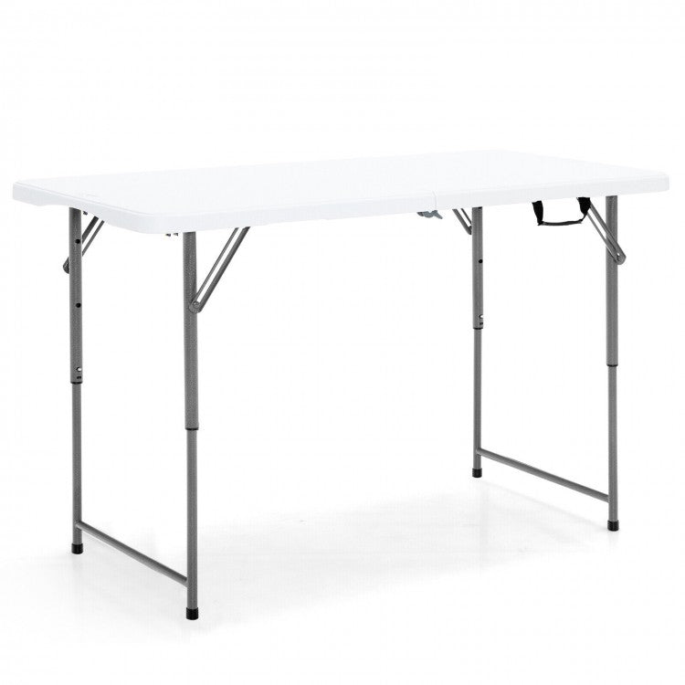 Portable Camping Tables Folding - Adjustable Height Table for Outdoor Camping and Fishing