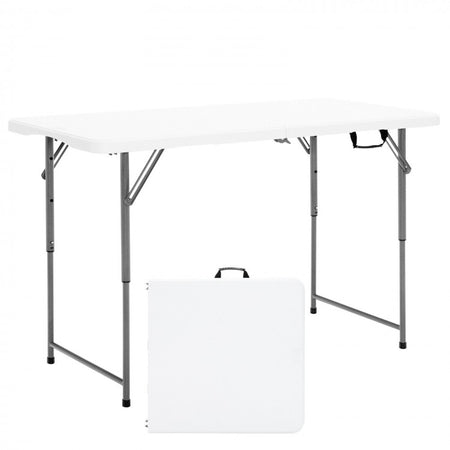 Portable Camping Tables Folding - Adjustable Height Table for Outdoor Camping and Fishing