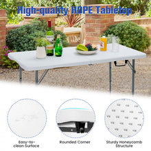 Load image into Gallery viewer, Portable Camping Tables Folding - Adjustable Height Table for Outdoor Camping and Fishing
