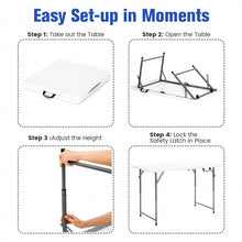 Load image into Gallery viewer, Portable Camping Tables Folding - Adjustable Height Table for Outdoor Camping and Fishing
