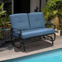 Load image into Gallery viewer, Outdoor Garden 2-Seater Swing Hanging Chair with Cushions
