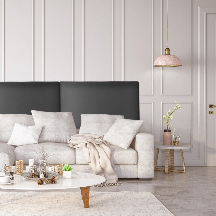 Modern Minimalist Decorative PU Leather Headboard