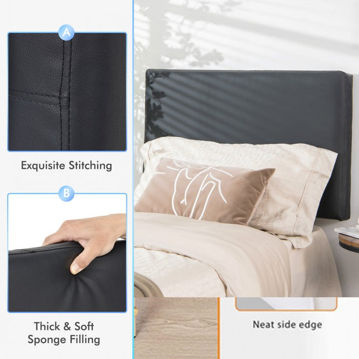 Modern Minimalist Decorative PU Leather Headboard