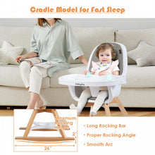Load image into Gallery viewer, Multifunctional 3-in-1 Baby High Chair Rocking Chair with Anti-Slip Pad
