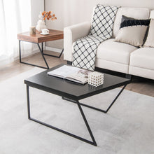 Load image into Gallery viewer, Costway Coffee Table and Side Table Set of 2 - Modern Design for Separate Use, Suitable for Living Room
