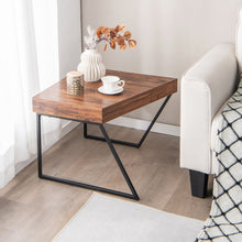 Load image into Gallery viewer, Costway Coffee Table and Side Table Set of 2 - Modern Design for Separate Use, Suitable for Living Room
