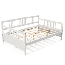 Load image into Gallery viewer, Multifunctional Modern Minimal Wood Sofa Bed Frame Furniture
