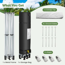 Load image into Gallery viewer, 10 x 20 Ft Outdoor Camping Canopy Tent with Carry Bag, Easy Setup
