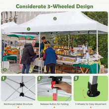 Load image into Gallery viewer, 10 x 20 Ft Outdoor Camping Canopy Tent with Carry Bag, Easy Setup
