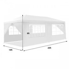 Load image into Gallery viewer, 10X20 Feet Outdoor Party Tent with Removable Walls and Carry Bag
