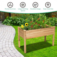 Load image into Gallery viewer, Elevated Wooden Garden/Patio Planter Boxes for Vegetable Gardening
