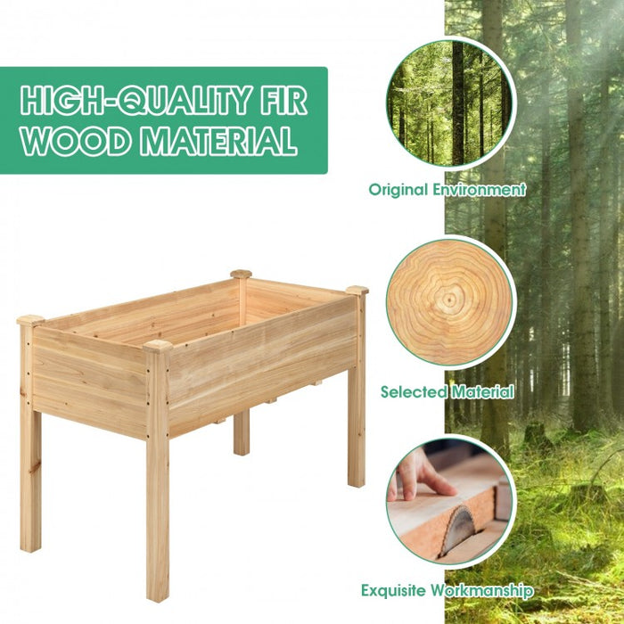 Elevated Wooden Garden/Patio Planter Boxes for Vegetable Gardening